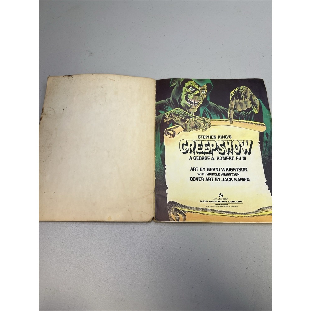 Creepshow Stephen King - Book Club -1982 Comic Book Magazine VNTG USED FAST SHIP - Picture 4 of 12
